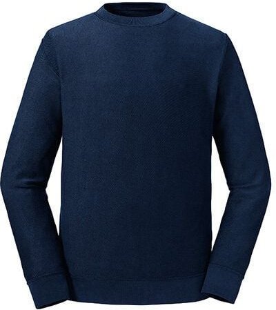 Russel Pure Organic Herren Langarm Sweatshirt Bio Baumwolle Wendbar