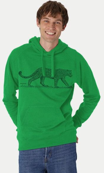Peaces.bio - handbedruckte Biomode Bio-Herren-Kapuzensweater Leopard