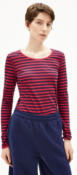 ARMEDANGELS EINIAARA STRIPES - Damen Longsleeve aus Bio-Baumwolle