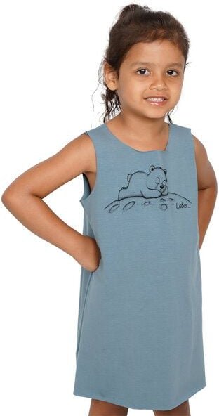 HANDGEDRUCKT "Later" Kinder Biokleidchen (kbA)