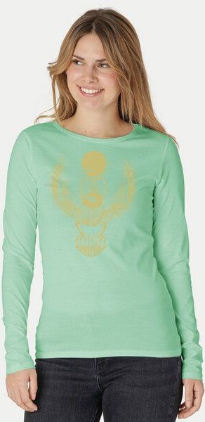 Peaces.bio - handbedruckte Biomode Damen Langarmshirt Cheper