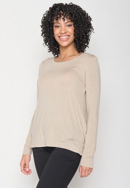 GREENBOMB Basic Mind - Lässiges Longsleeve aus Viskose (LENZING ECOVERO) Mix / Fair & Vegan