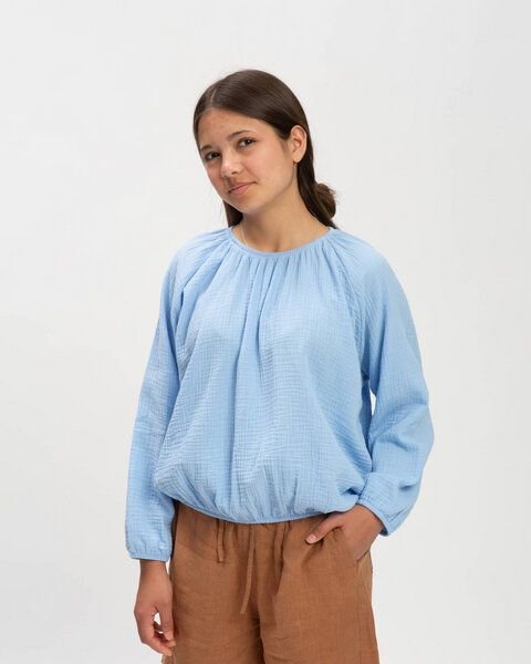 Matona Luftige Musselin Bluse für Kinder / Balloon Blouse