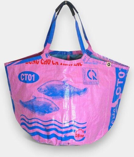 REFISHED fair fashion Tasche 'SOULMATE' - upcycelte Fischfuttersäcke