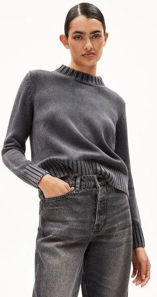 Thumbnail - ARMEDANGELS AMALIAAS GMT DYE Damen Pullover aus Bio-Baumwolle