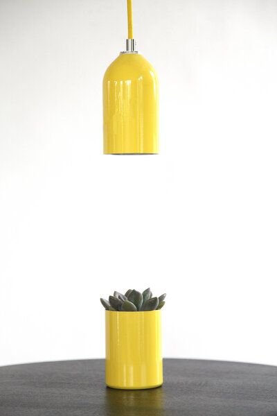 werkvoll by Lena Peter Recycling Hängelampen FIRELIGHT farbig