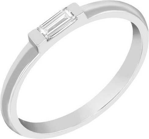 Eppi Ring mit einem Diamanten in Baguette-Form Xenia