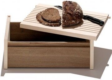 Side by Side Brotkasten Eiche