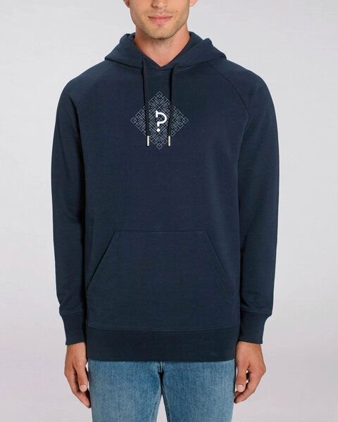 Human Family Bio Herren Hoodie "Reaper - Geometric Questionmark" in 5 Farben