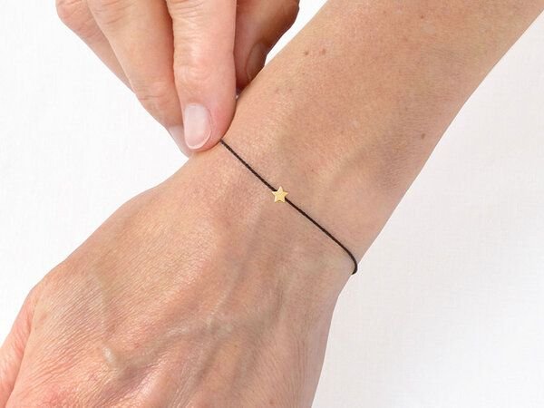 renna deluxe MAKE A WISH – STERN Armband Gold