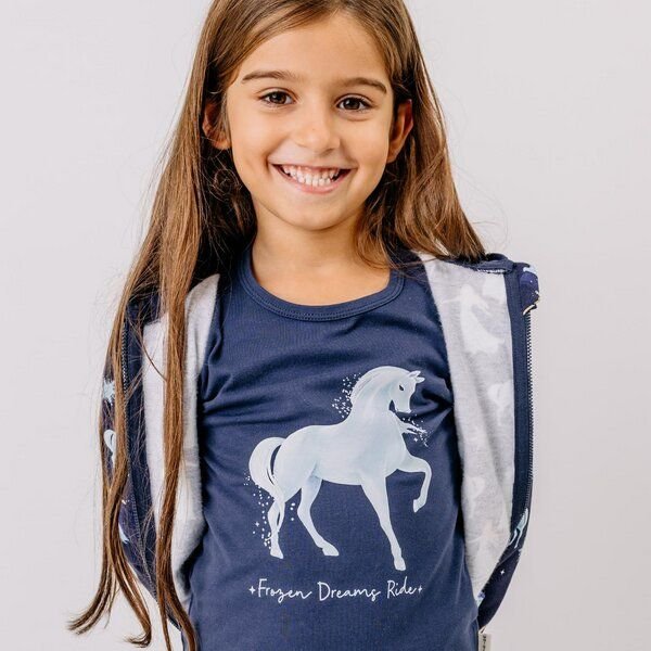 T‑Shirt Bio-Baumwolle elastisch – Walkiddy, „Fantastic Wonderland“ | leicht, atmungsaktiv, hautfreundlich, nachhaltig pr...