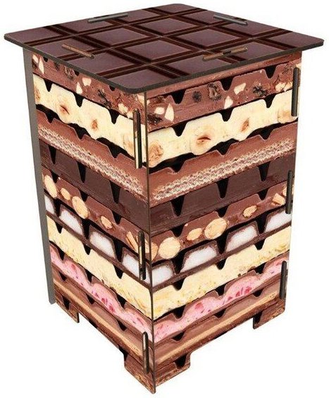 Werkhaus GmbH Photohocker - Schokolade