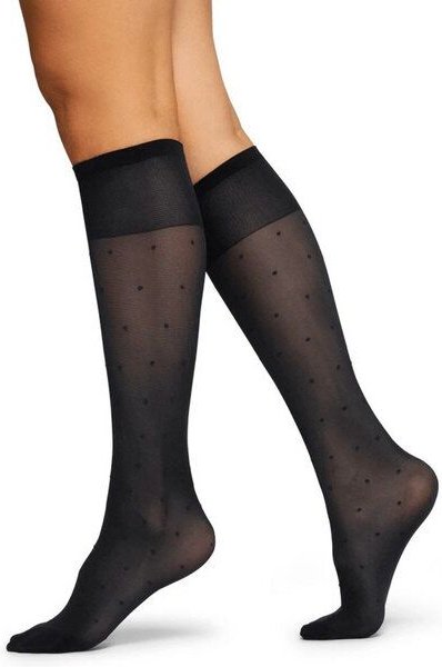 Swedish Stockings Kniestrümpfe Doris Dots aus Recycling-Material