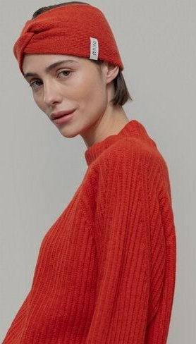 Rifò - Circular Fashion Made in Italy Strinband Nadia aus Recycelter Kaschmirwolle