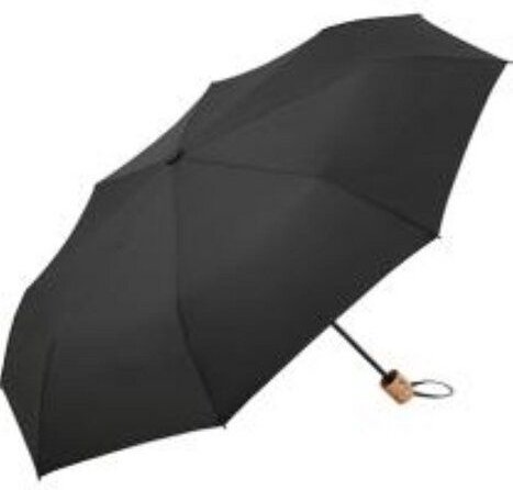 FARE Mini-Taschenschirm Sicherheitsschieber Gerader Griff mit Einkaufstasche