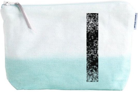 renna deluxe Kulturtasche und Schminktasche mit Monogramm MINT