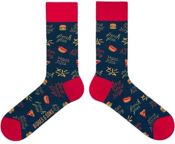 Bidges&Sons "Vegan Junk Food" Socken