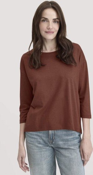 hessnatur Longsleeve Oversize aus TENCEL Lyocell mit Bio-Baumwolle