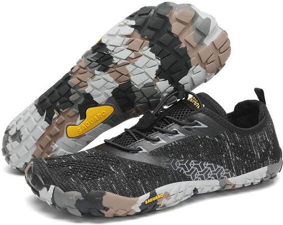 SAGUARO Barfußschuhe vegan Sport-Schuhe Damen Herren Minimalschuhe Laufschuhe