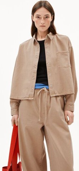 Thumbnail - ARMEDANGELS NALAANI - Damen Jeansbluse aus Bio-Baumwoll Mix