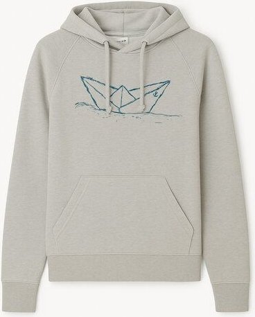 ilovemixtapes Paperboat Damen Hoodie aus Bio-Baumwolle – Fair, Nachhaltig & Handbedruckt