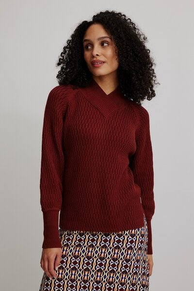 Thumbnail - TRANQUILLO Lockerer Strickpullover (W25C63)