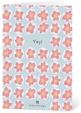 Die Stadtgärtner Grußkarte mit Saatpapier und Umschlag I Karte für Prüfung, Geburtstag & zum Freude teilen I Saatpapier ...