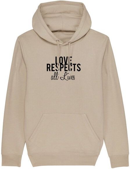 Human Family Bio Unisex Hoodie "Love - Respects"