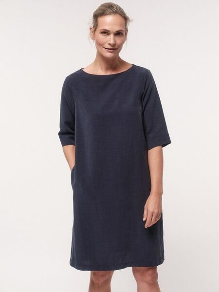 Thumbnail - LANIUS Etuikleid aus TENCEL mit Leinen