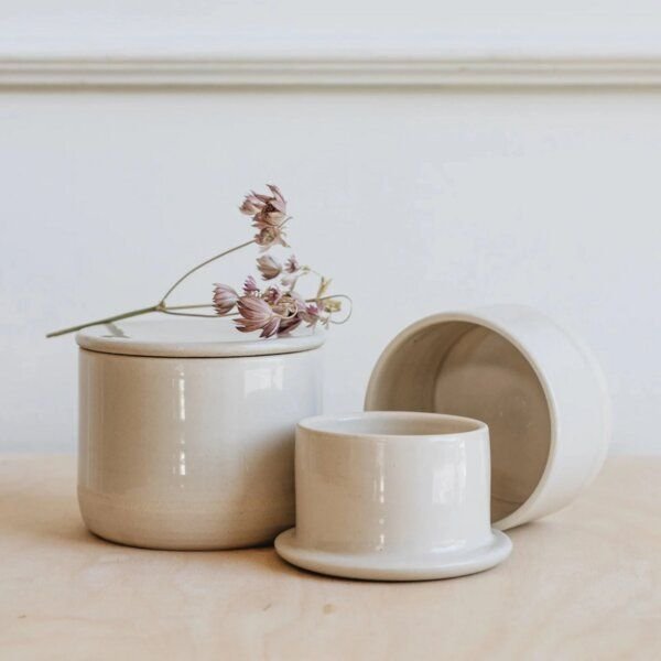 Connis Töpferei Butterdose aus Keramik