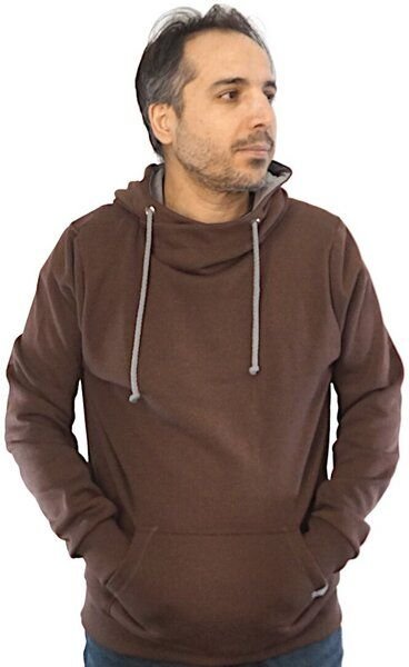 WASNI Hoodie mit Schalkragen, made in Esslingen aus 100% Biobaumwolle