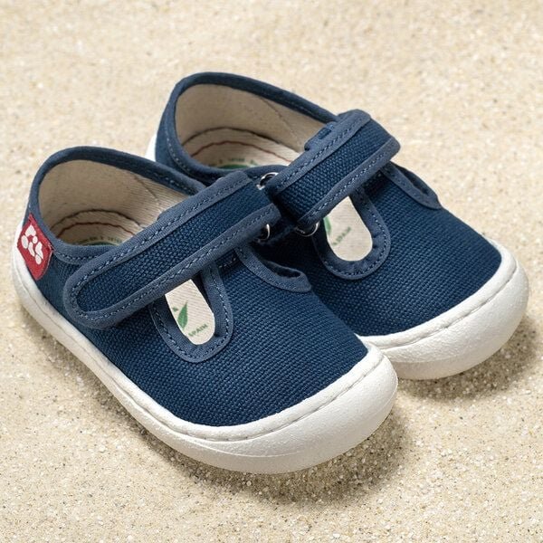 Pololo DEAKTIVIERT_luftiger Sommersneaker "Arena" aus Baumwolle (Bio kbA), Größen 20-27