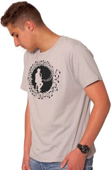 HANDGEDRUCKT "Musicmaker" Männer T-Shirt