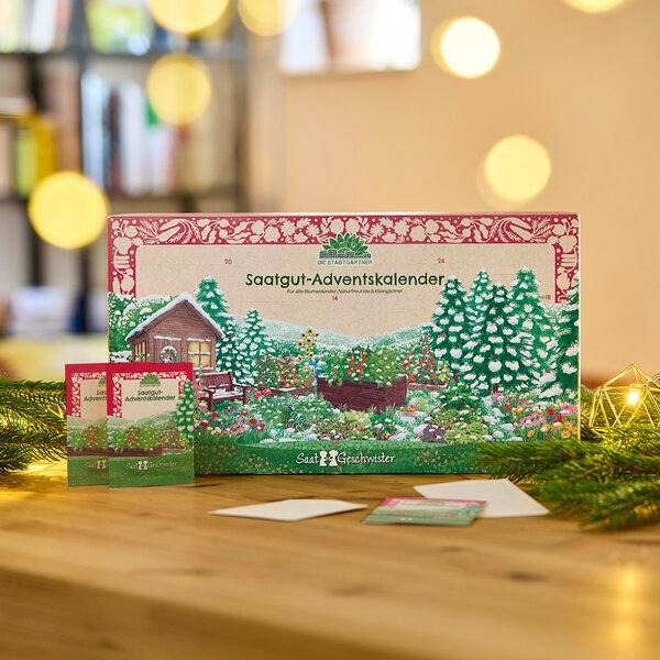 Die Stadtgärtner Saatgut-Adventskalender mit Türchen