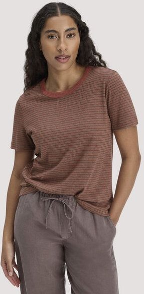 hessnatur Streifen T-Shirt Relaxed aus Leinen mit reiner Bio-Baumwolle