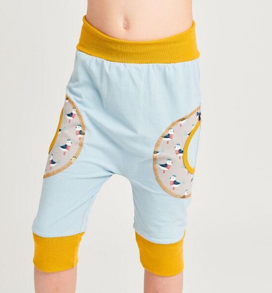 Cheeky Apple Kinder-Haremshose "Frost | Strandmöwe Fiete" aus Bio-Baumwolle