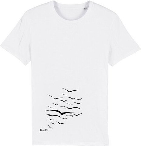 Human Family Bio Unisex T-Shirt "Create - Free Birds" in verschiedenen Farben