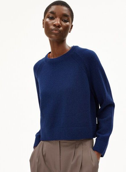 ARMEDANGELS DILIRIAA REGLANA Damen Pullover aus recyclem Bio-Woll Mix