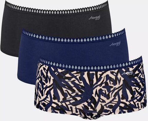 Sloggi 3er Pack Shorts GO Crush Bio-Baumwolle