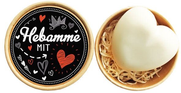 Eve Butterfly Soaps Mini Geschenkbox mit Herzseife, verschiedene Motive & Anlässe