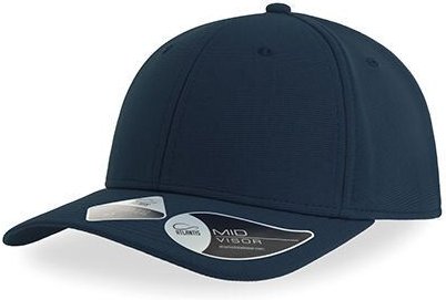 Atmungsaktive Basecap Baseball - Cap Gebogener Schirm mit Klettverschluss Atlantis Headwear