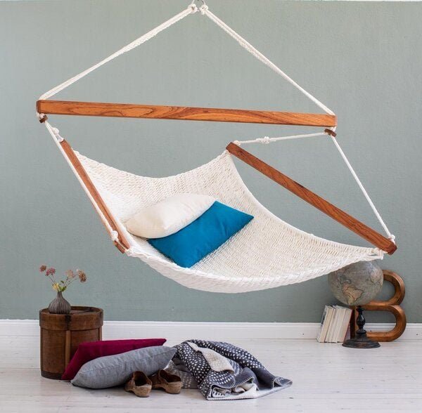 Schwebesessel FLYING CARPET 15 size aus Bio Baumwolle von HängemattenGlück - GOTS zertifiziert