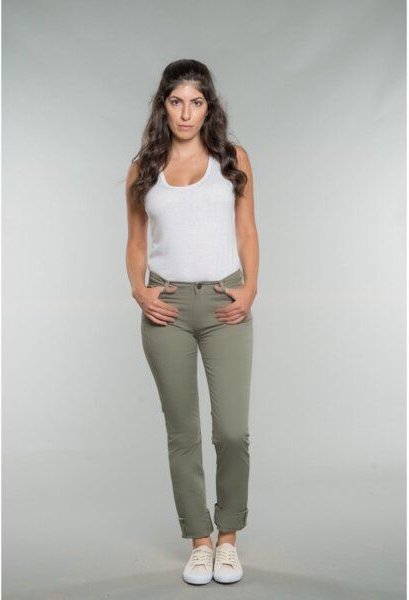 Feuervogl Svenja SlimFit | Medium Waist | Sommerbaumwolle