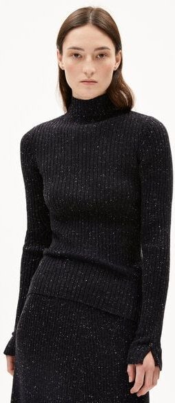Thumbnail - ARMEDANGELS ALAANIA TWEED Damen Pullover aus recyclem Bio-Woll Mix