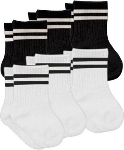 bistyle Socken 6er-Pack für Babys Babysocken Jungen Mädchen Kurzsocken gerippt