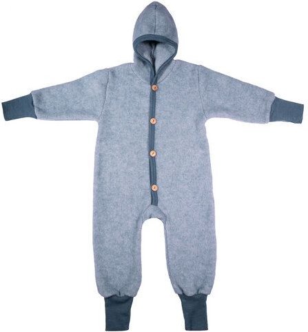 Cosilana Kleinkinder Fleece Overall kbT Schurwolle Bio Baumwolle