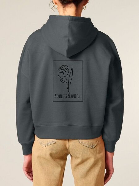 Human Family Bio Damen-Hoodie „Relax – Simple Beauty“