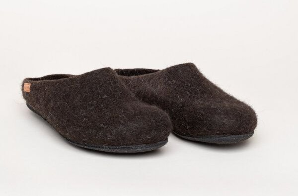 Magicfelt Filz-Hausschuh 719 aus 100% seltenen Wollen | Pantoffel für Damen & Herren mit anatomisch geformter Filz-Latex...