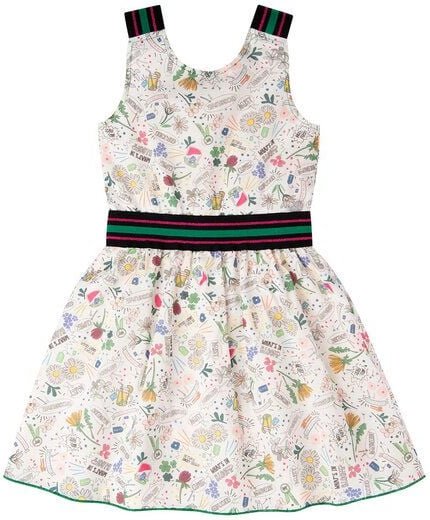 Marraine Kids Buntes Bio Baumwolle Kleid "Camellia"