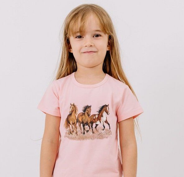 Thumbnail - Walkiddy Graceful Horses-T-Shirt